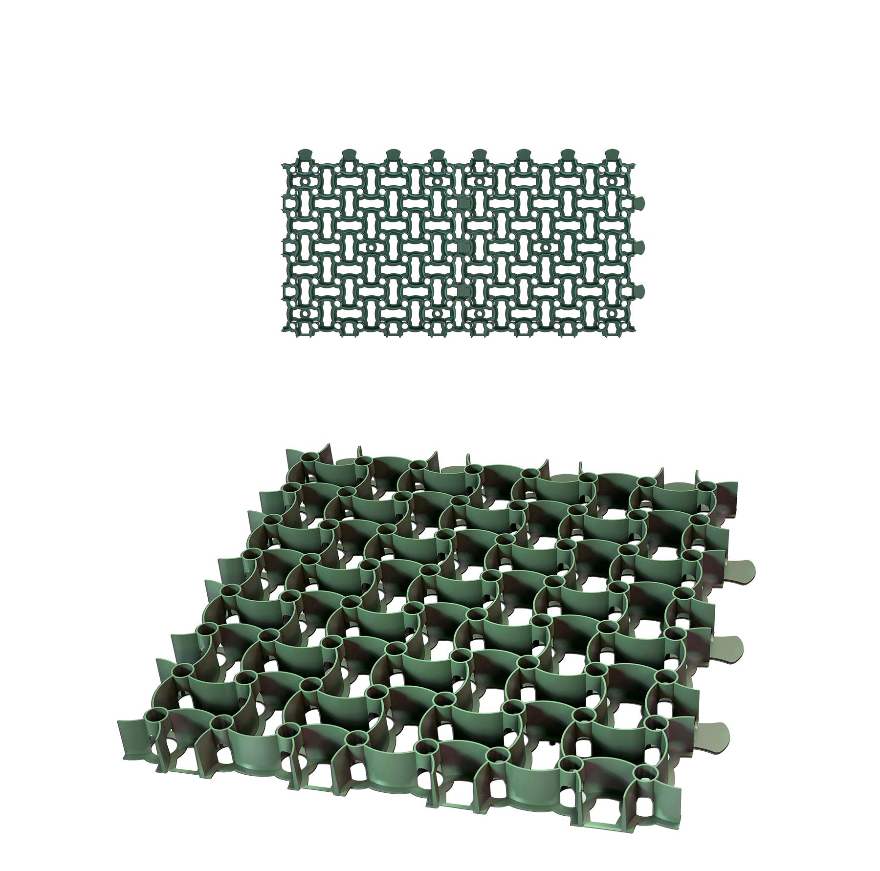 BigDean Rasengitter Paddockplatte 50x50 cm – 2x Set