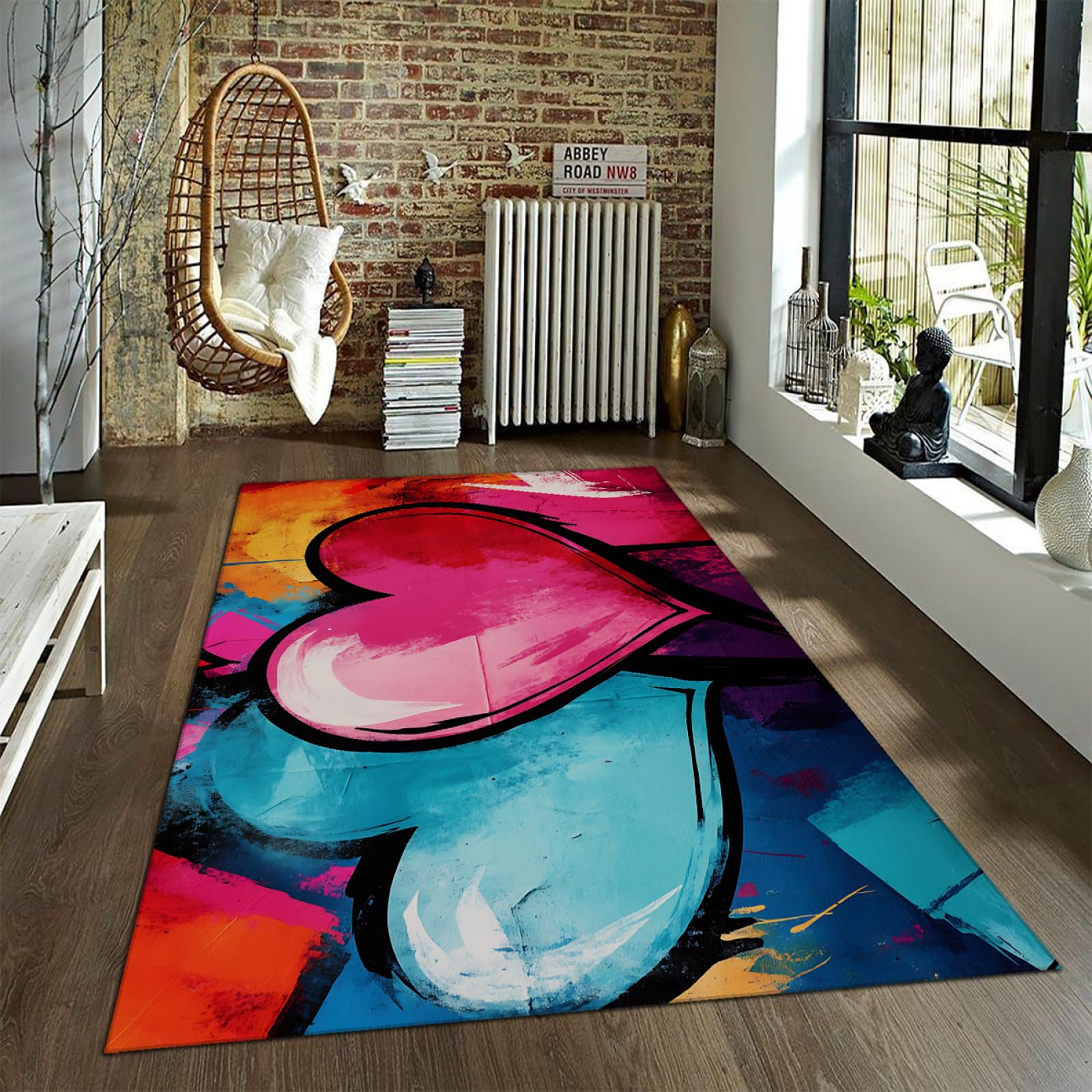 Tapis de salle à manger confortable et facile à nettoyer sous table