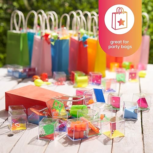 Miniatura 5 de THE TWIDDLERS Juego de 28 mini cubos para rompecabezas de rompecabezas (1.5 pulgadas), relleno de bolsas de regalos, juguetes de fiesta de