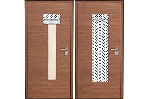 2 Pcs Classroom Door Shade Blackout Curtains for Glass Doors and Windows