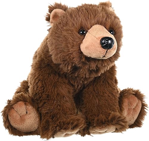 Wild Republic Peluche de oso marrón, juguete de peluche, regalos para niños, Cuddlekins de 12 pulgadas