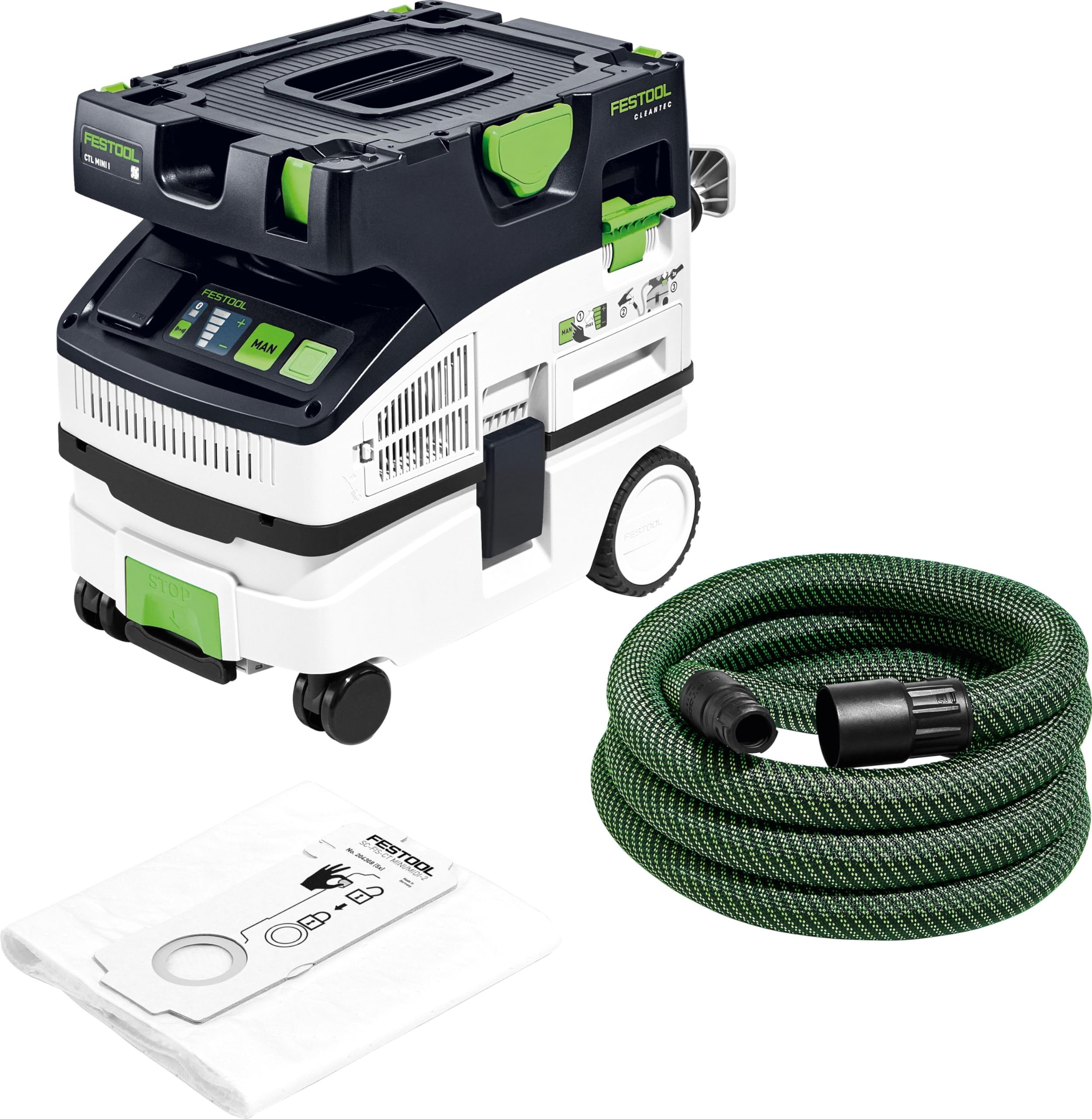 Festool Aspirateur CLEANTEC CTL Mini I - Compact et Mobile
