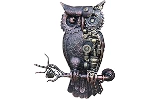 Rustic Upscale Steampunk Sculpture with Wings