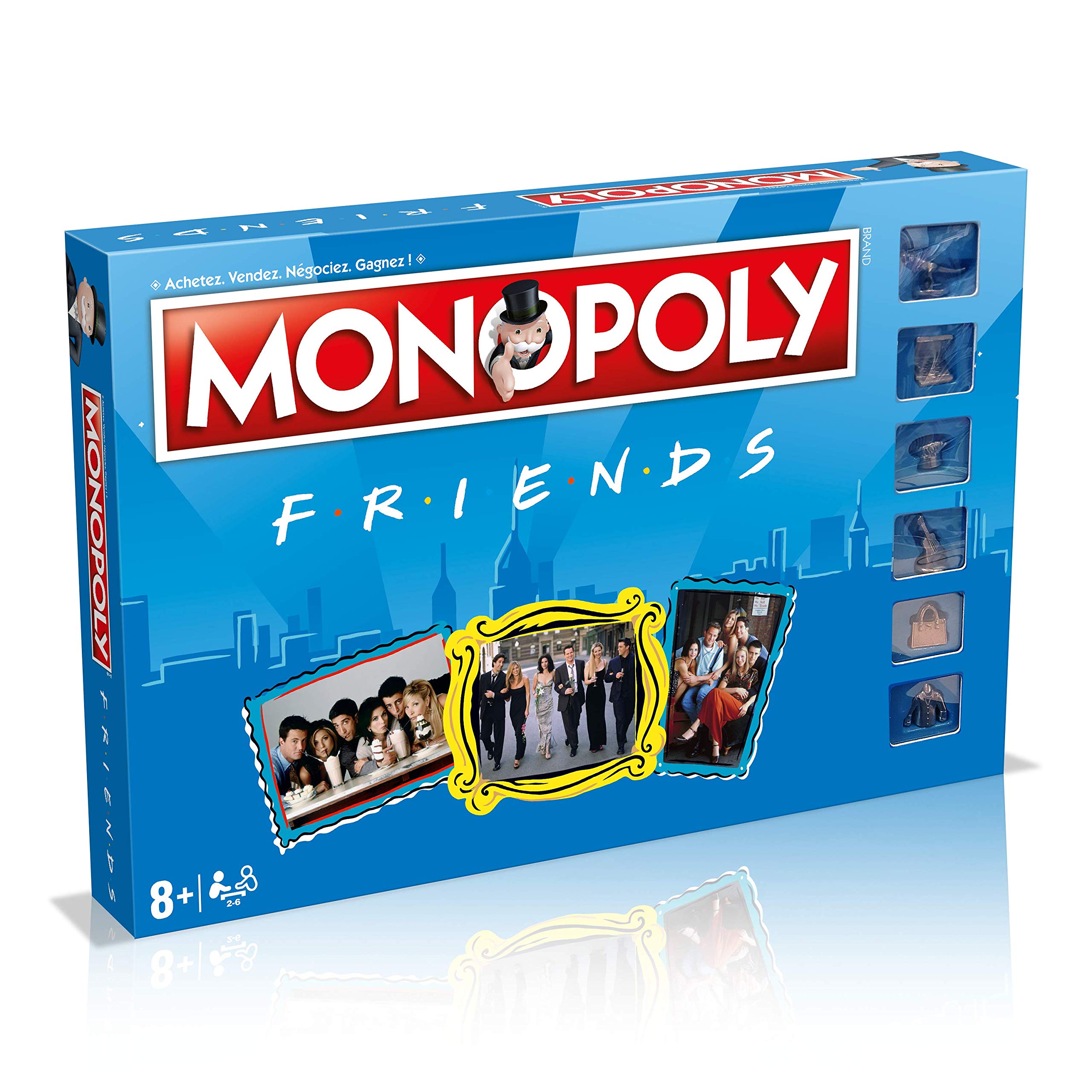 Winning Moves- Monopoly Friends - Version française, 0433
