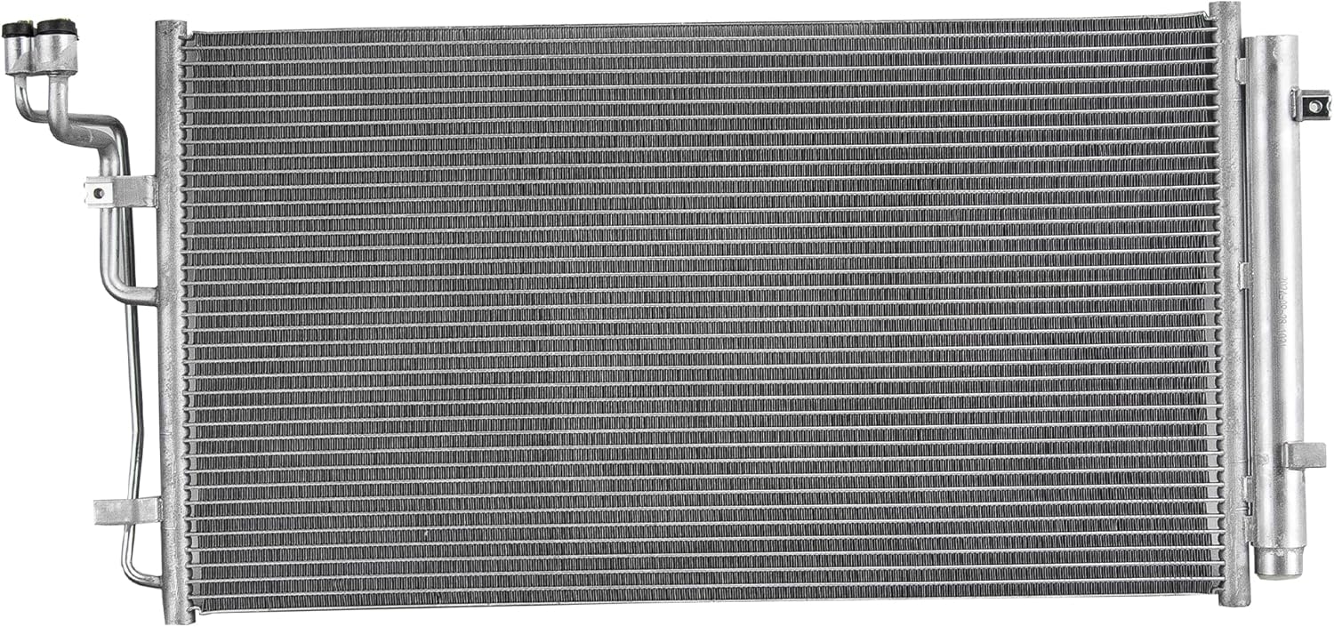 Air Conditioning A/C Condenser for 2011-2016 Hyundai Equus/ 2009-2014 Hyundai Genesis 3.8L 4.6L 5.0L V8 V6 Aluminum AC Condenser w/Receiver Drier Condensador 2010 2012 2013 2015