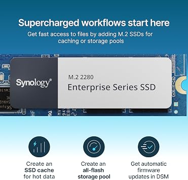 Synology DS425+ Private Cloud Media Server - Stream, Back Up & Share Files (4-Bay Diskless NAS)