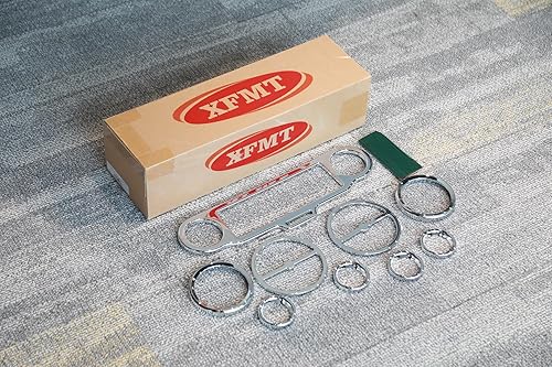 Miniatura 8 de XFMT Kit de embellecedores de carenado interior cromado compatible con Harley Electra Street Glide 1996-2013 10 11 12