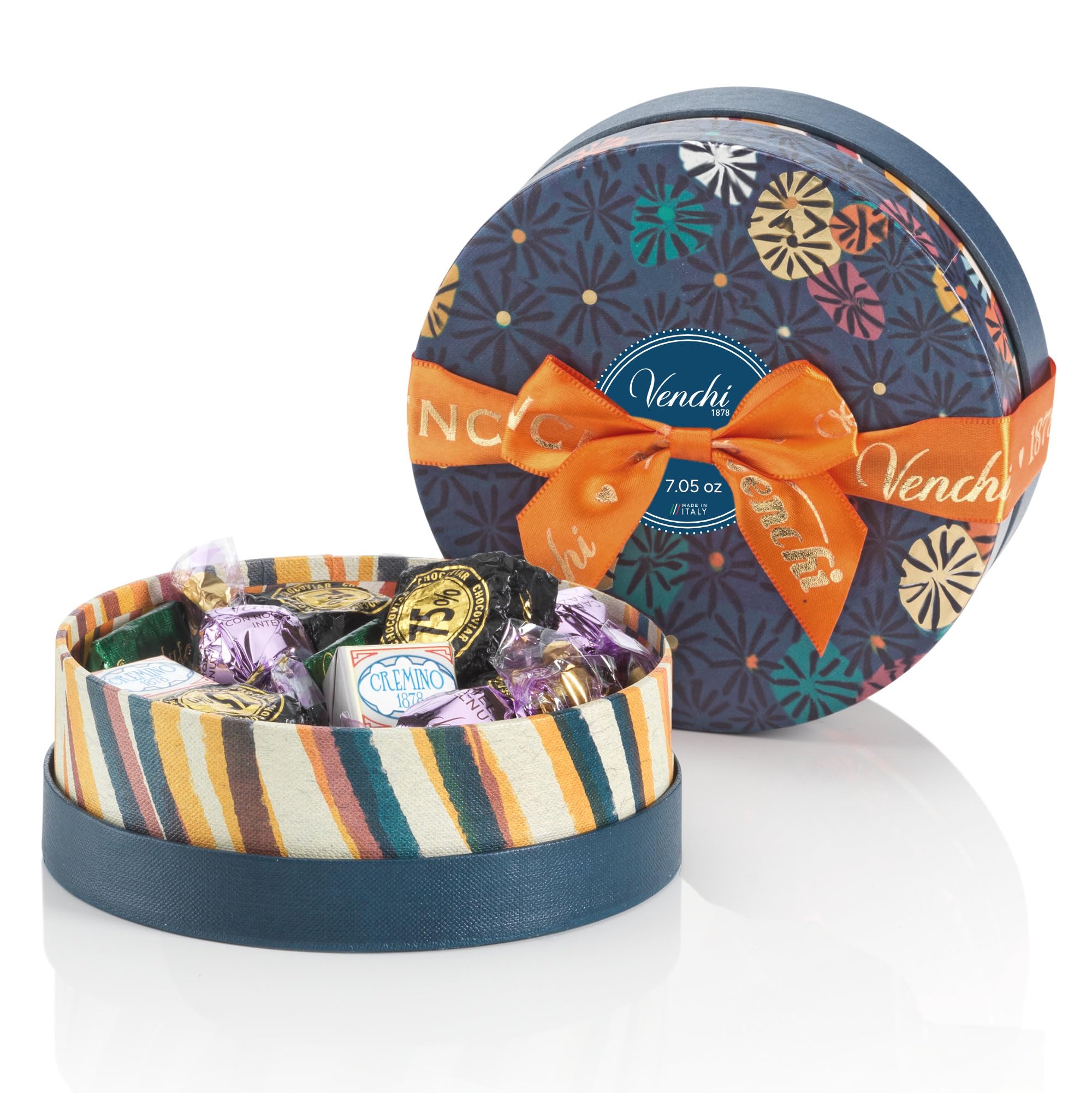 Small Blue Hamper with Assorted Chocolates