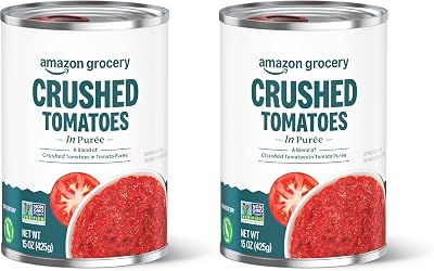 2-Pack 15-Oz Amazon Grocery Crushed Tomatoes in Puree