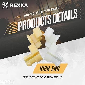 Rexka 5 Sets Tailgate Handle Door Lock Rod Clips Tailgate Handle Rod Clip Replacement for Toyota Tundra Camry Corolla Echo Highlander 69293-12030 69293-12040