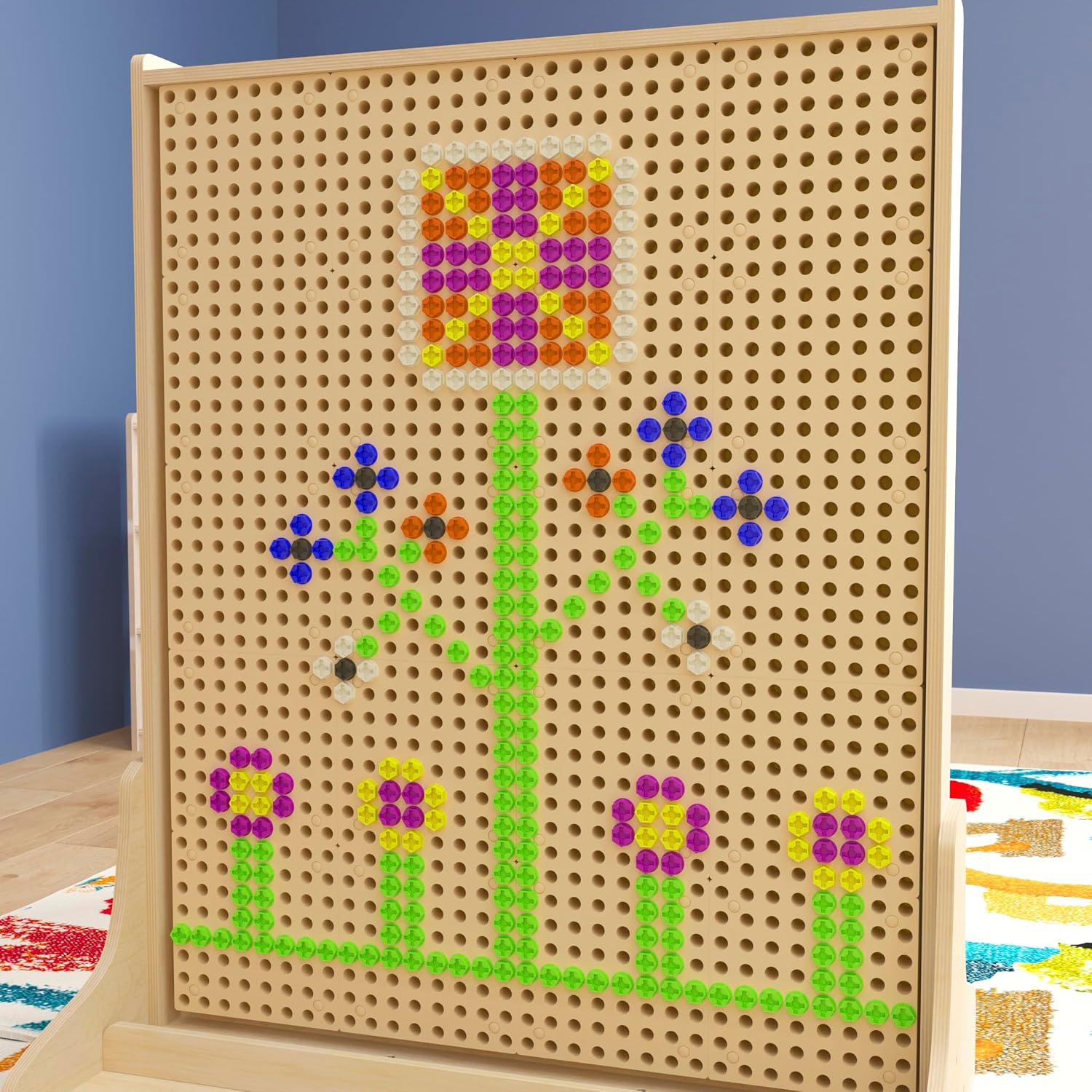 Flash Furniture MK-ME12920-GG Colorful Screw STEAM Wall Pack