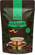 Continental Malgudi Filter Coffee Powder | 500gm Pouch | 53% Coffee - 47% Chicory | Traditional South Indian Filter Coffee Powder | Locks Real Aroma | Freshly Roasted Ground Coffee Powder