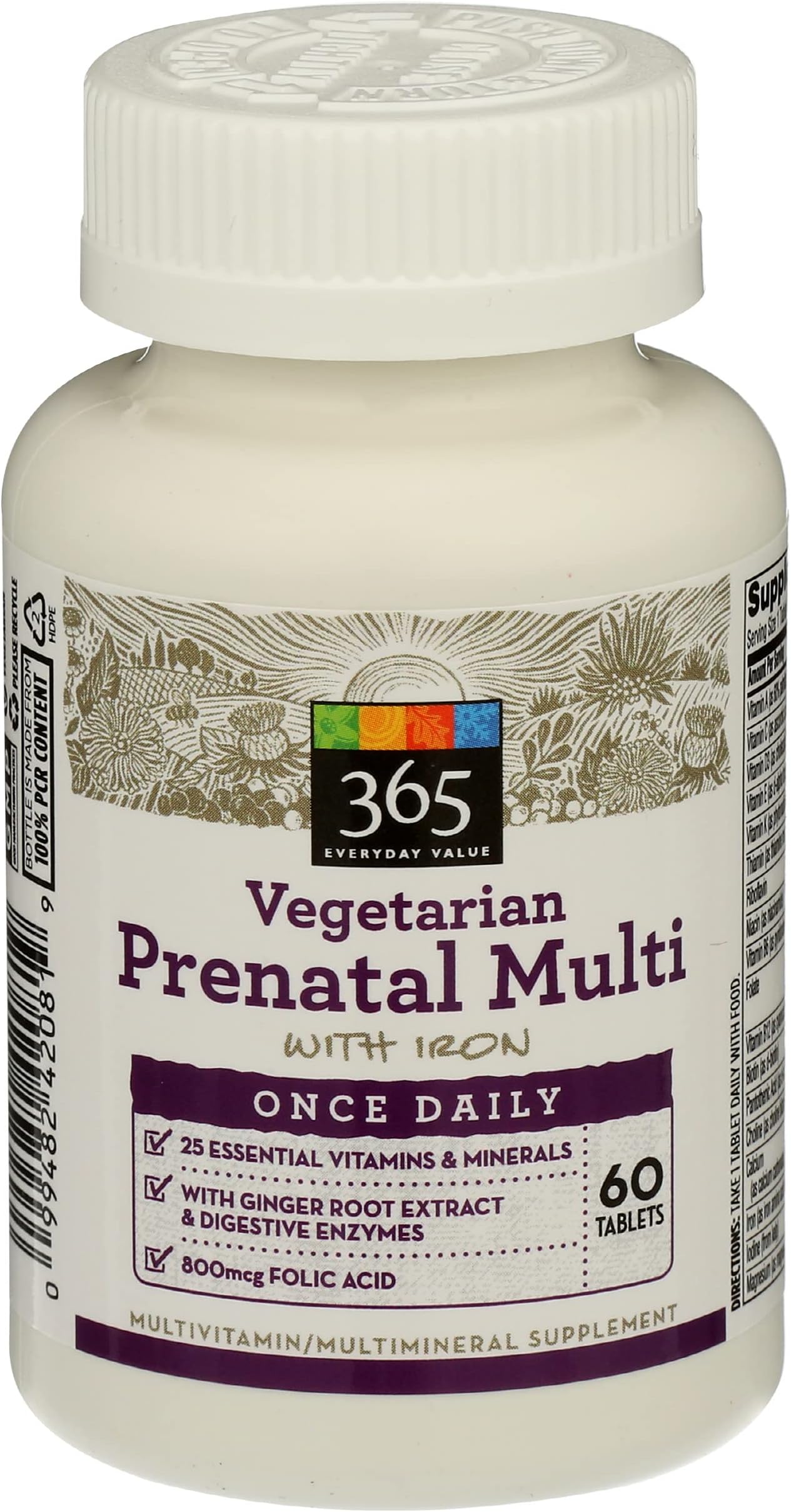 365 Everyday Value, Prenatal Multi Once Daily, 60 ct