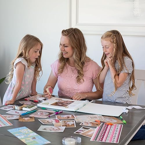 Miniatura 7 de Never Ever Land Álbum de recortes  Libro de recortes azul de 12 x 10 pulgadas. Suministros para álbumes de recortes, libro de recuerdos, libro de