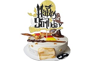 Magical Wizard Birthday Cake Topper
