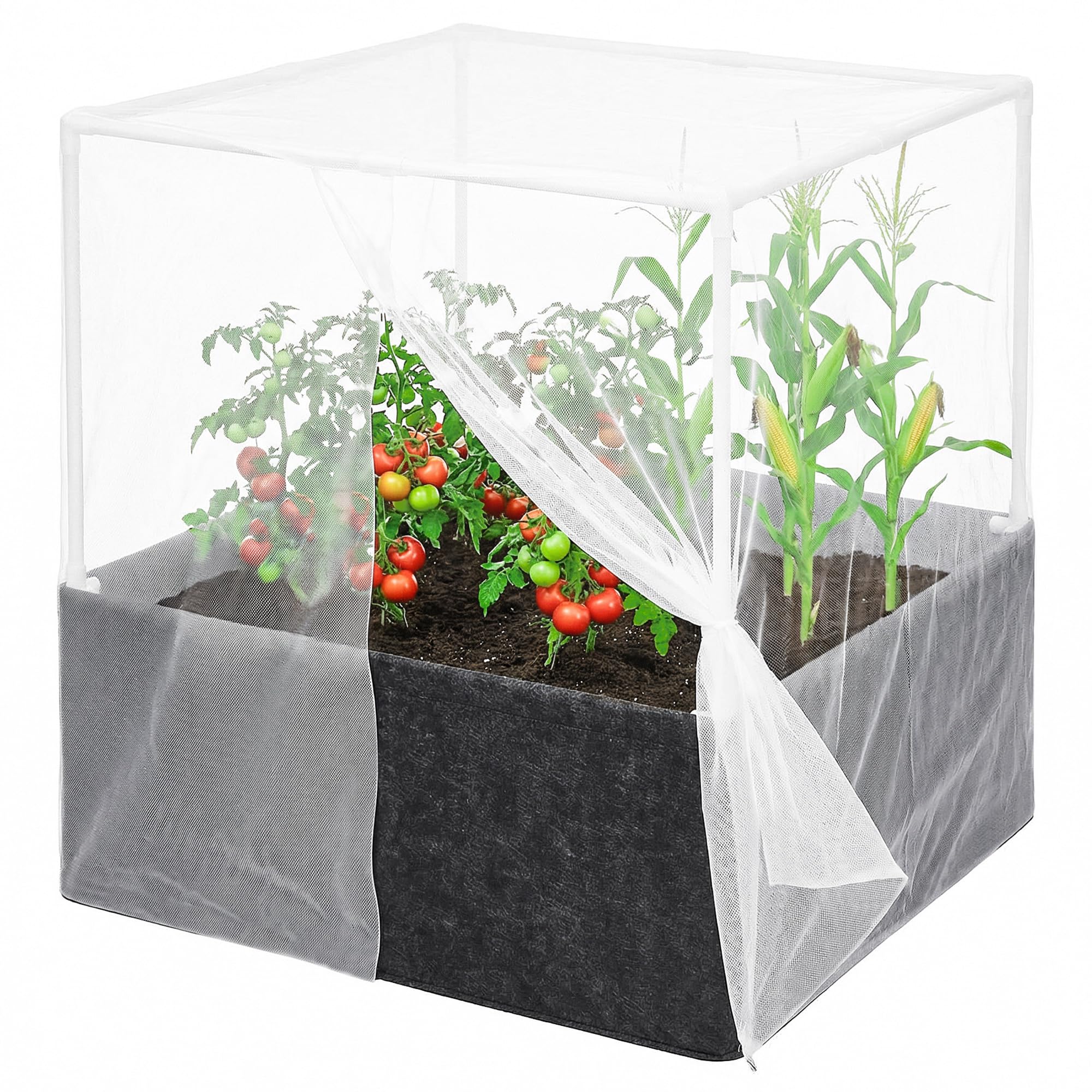 UNIFAMILY 2x2x1 FT Fabric Raised Garden Bed Kit