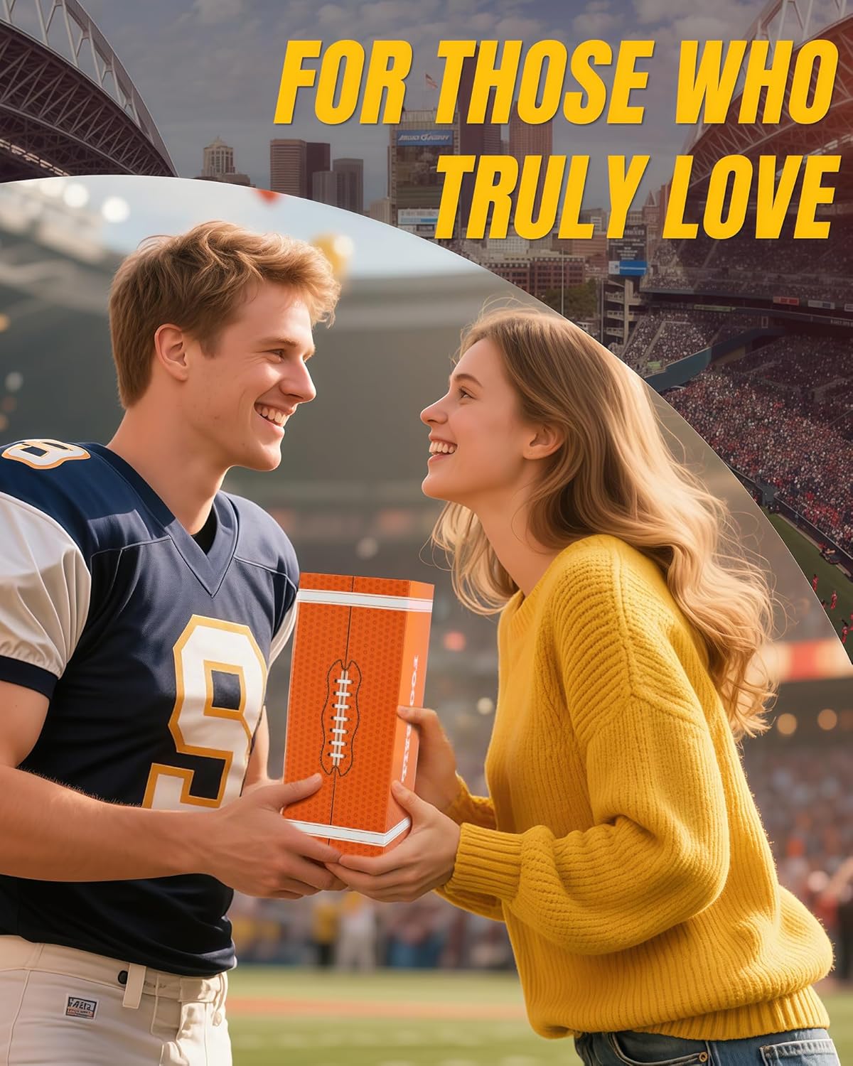 Football Fan Coffee Mug Cup and Large Desk Matt for Desktop Buffalo Themed Merch Fan Shop Men Women Sport Stuff Apparel Memorabilia Decor Bill Team Bf Boyfriend Novelty Cool Special Present Funny Gift