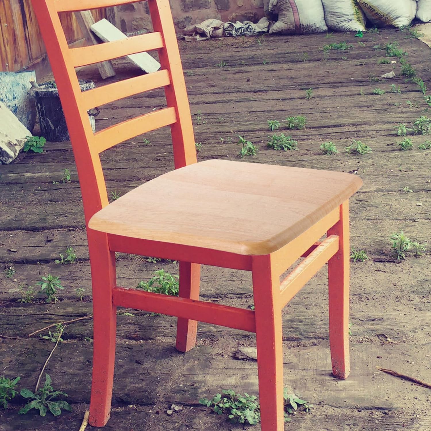 GANAZONO Bar Stool Seat Cover Wooden Stool Replacement Easy to Clean and Decorative