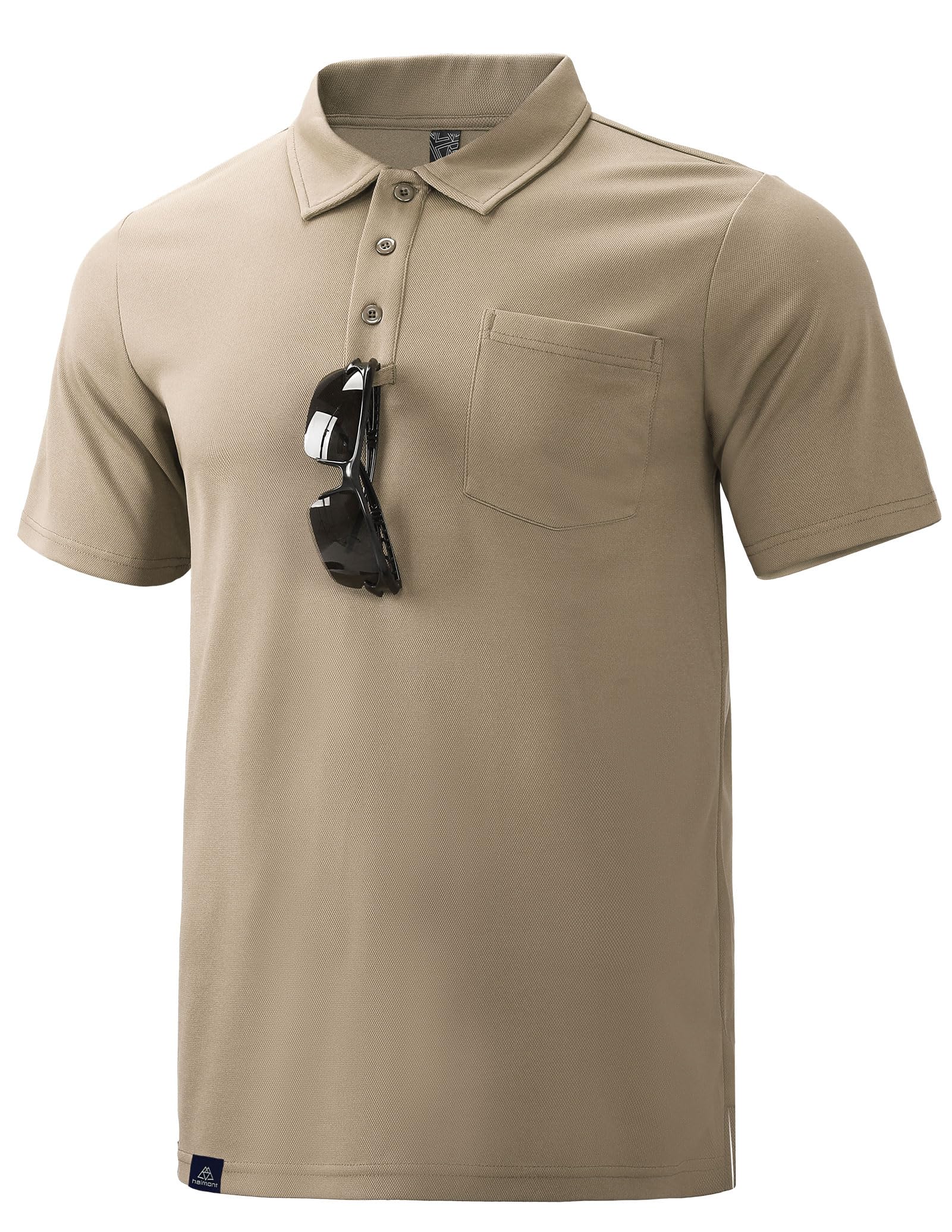  Haimont Men's Quick Dry Moisture Wicking Golf Shirts for Business Casual Work
| Haimont Men's Polo Shirts with Pocket Q