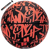 Vista 19 de AND1 Fantom Graffiti - Baloncesto de goma para uso en interiores y exteriores, construcción de canal profundo y durabilidad Azul/Negro