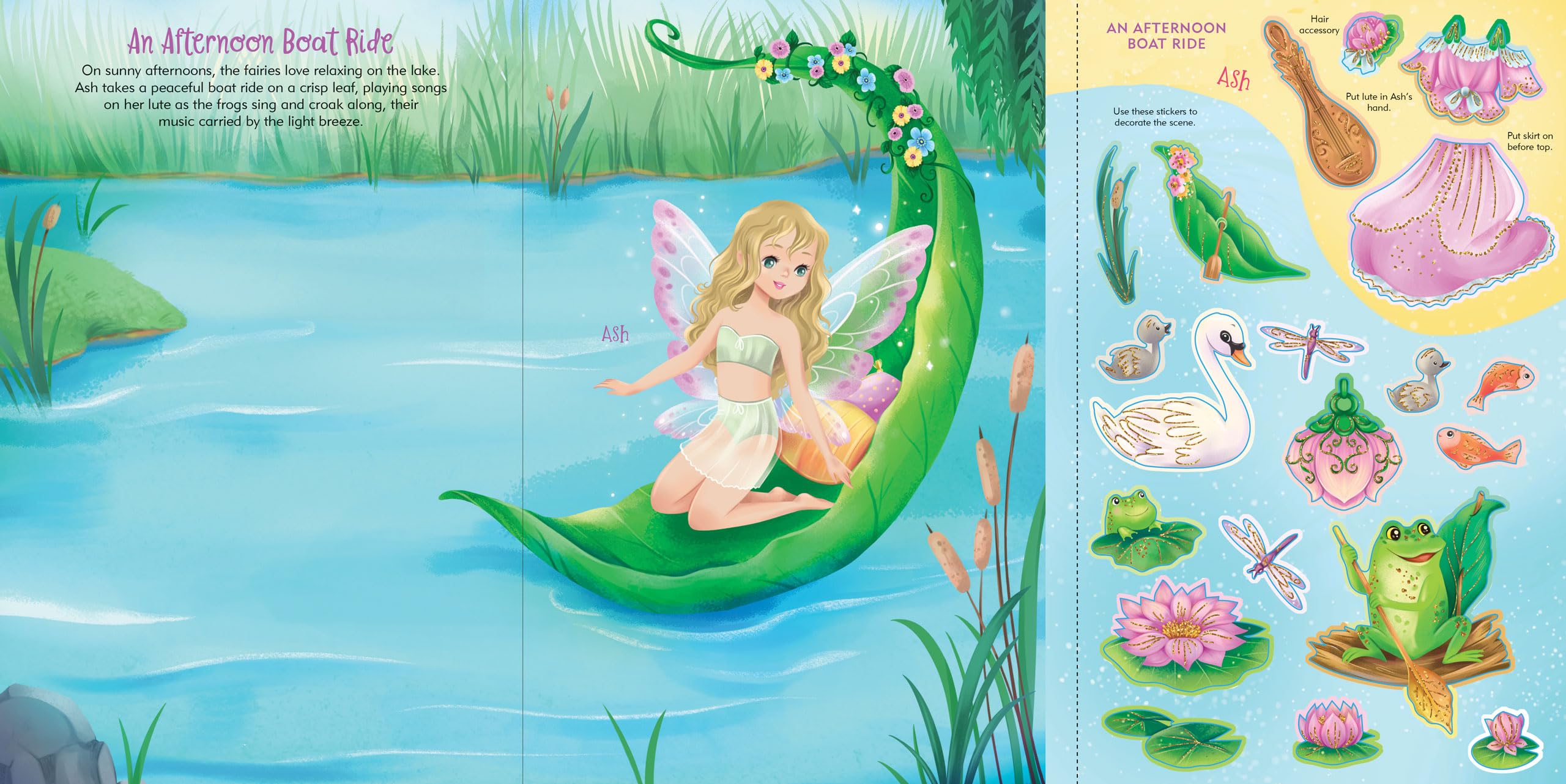 Fairies Sticker Doll Dress-Up Book - Image 6