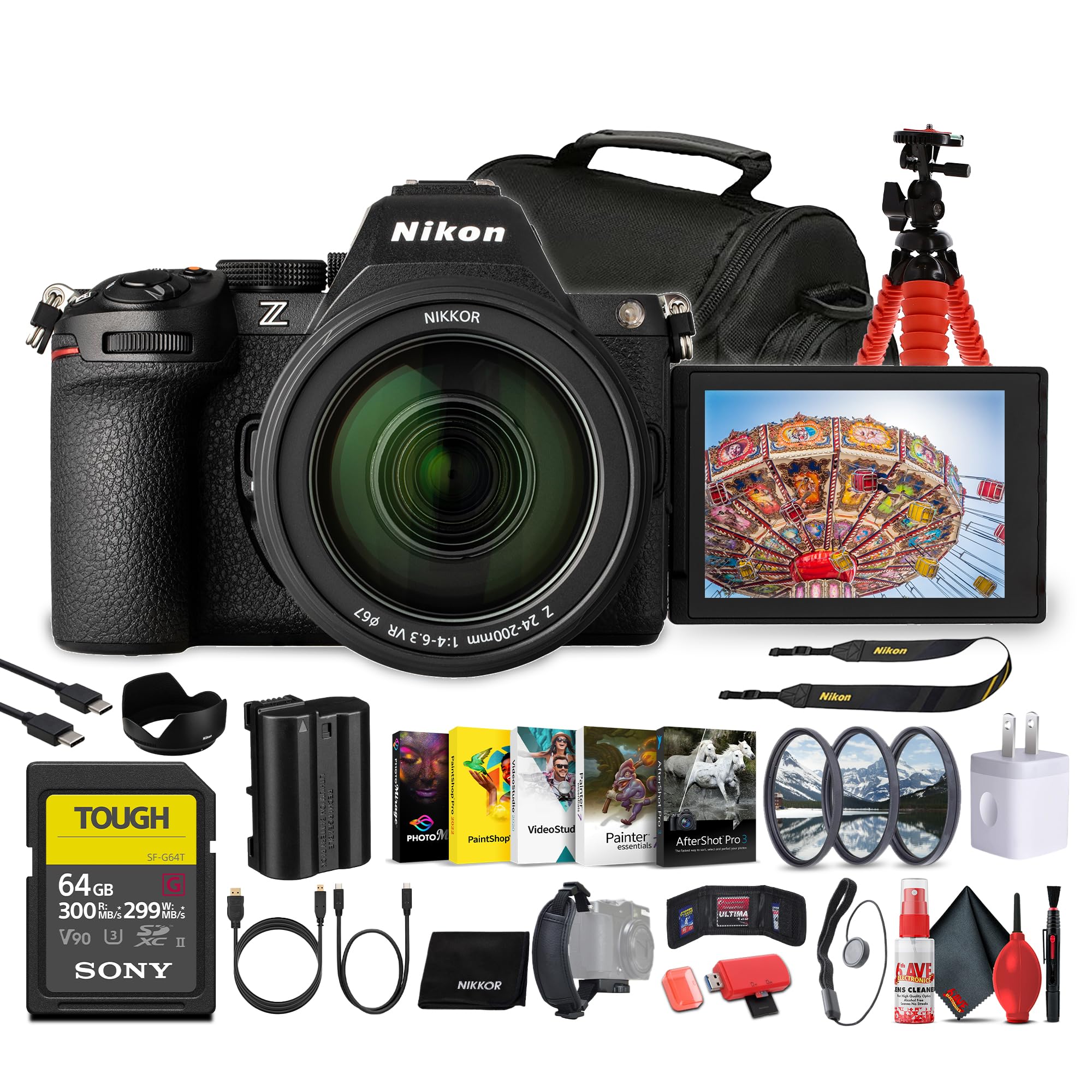 Amazon.com : Nikon Z5 II Mirrorless Camera with 24-200mm f/4-6.3