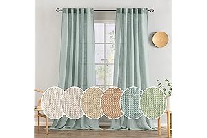 MIULEE 96 Inch Long Aqua Curtains: Transform Your Space with Style and Serenity