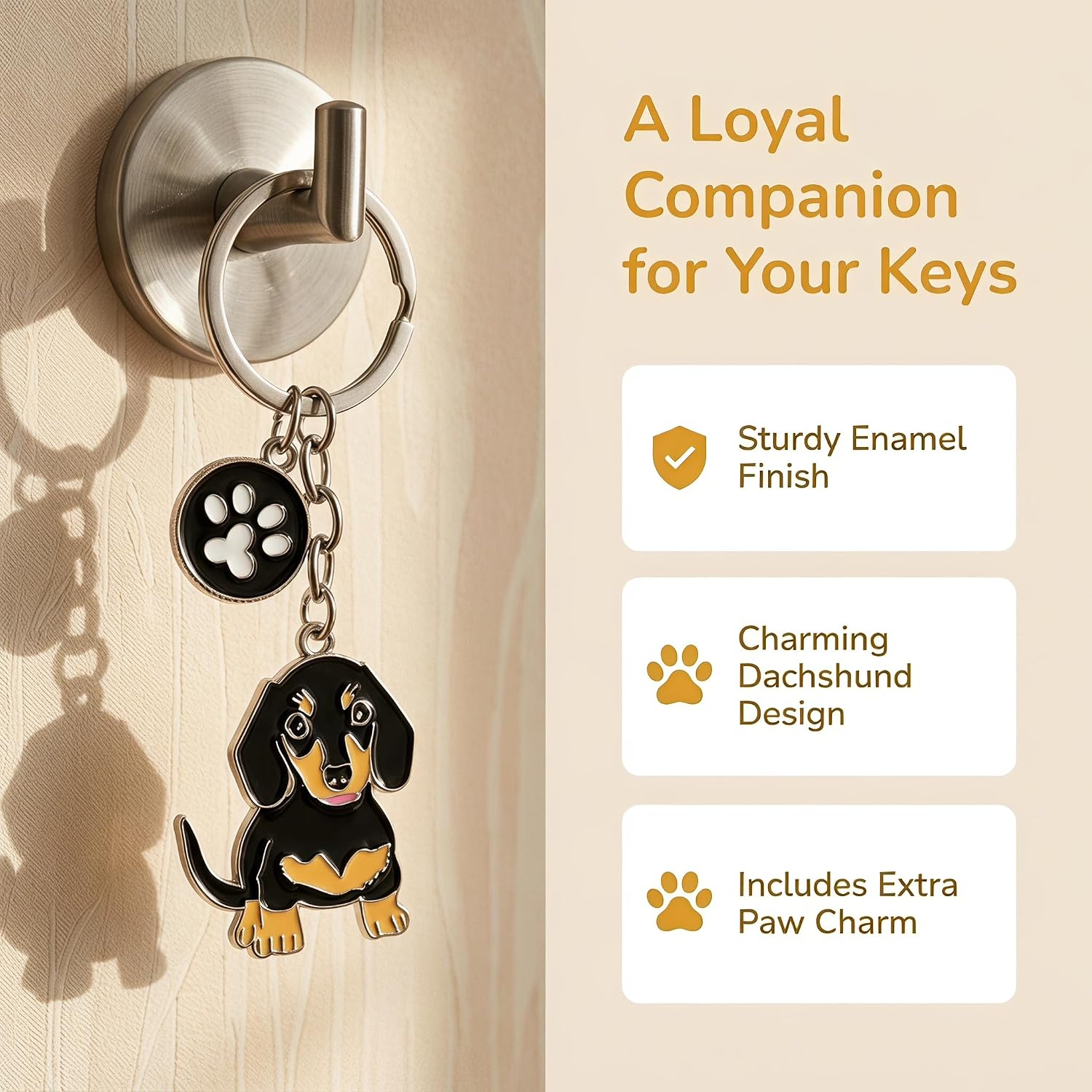 Key Chains, Cute Keychain for Women, Dog Key Chain Gift for Dog Lovers, Cute Bag Decor for Women image 3