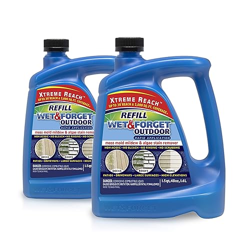 Wet and Forget - Recambio de extremo de manguera para exteriores (boquilla no incluida), paquete de 2