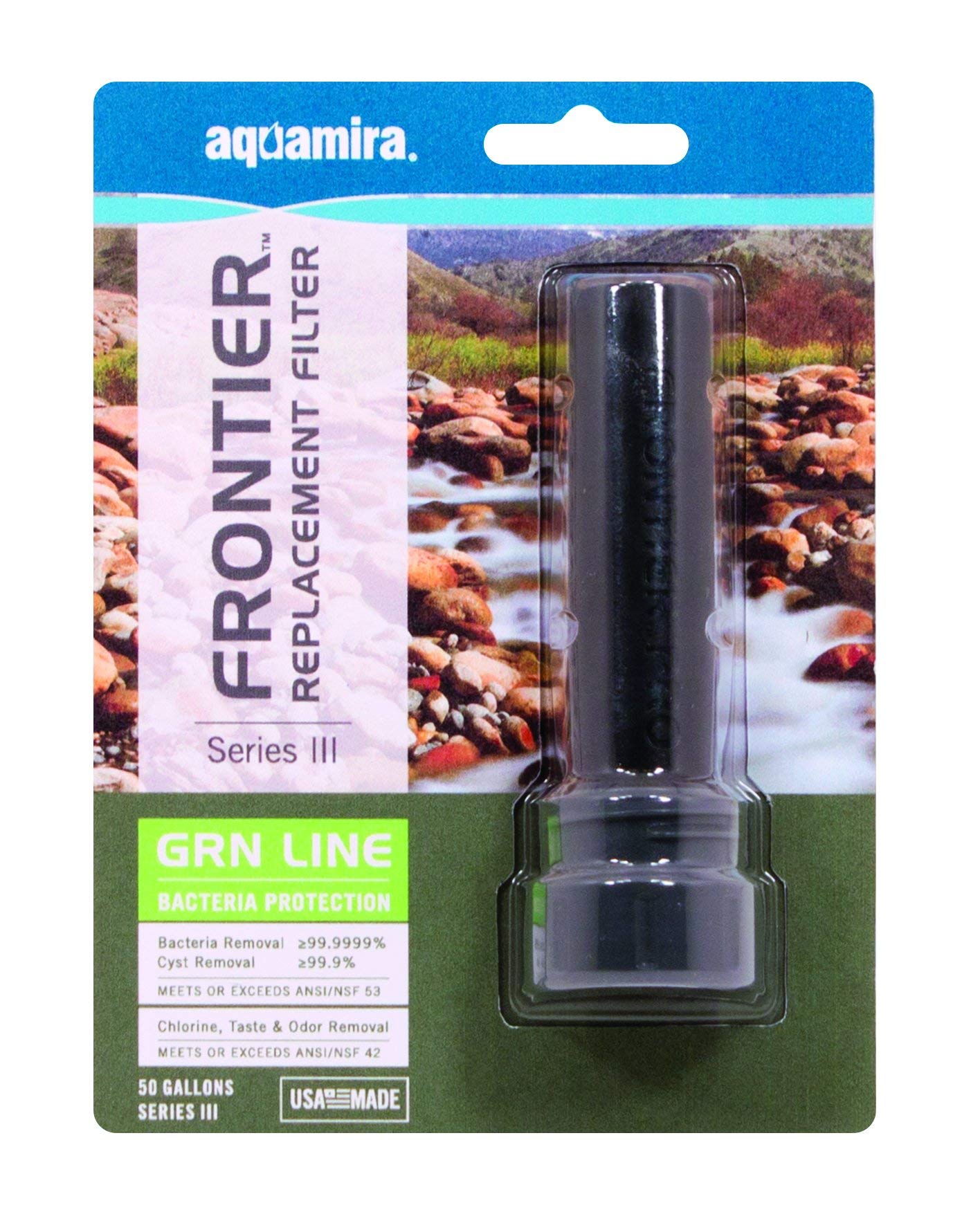 Aquamira FRONTIER SERIES III GRN LINE REPLACEMENT FILTER