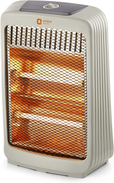 Orient Electric Stark Quartz Room Heater | 800 W Low Power Consumption | Tip-over Protection | 2 Heating Rods for Quick Heating | Cool To...