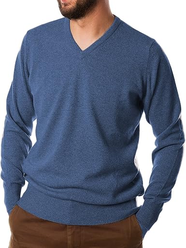 men's v neck knitwear