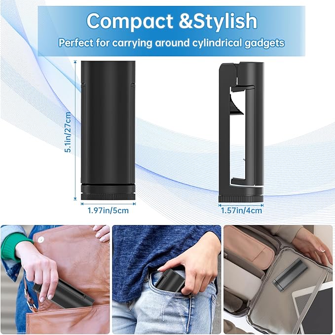 Soporte Universal para Tablet de Viaje, Giratorio 360°, para Avión miniatura 6