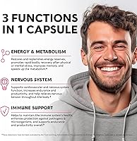 Vista 6 de NUTRAHARMONY Energy Brain Heart Support y uñas y piel saludables