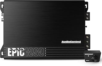 – AudioControl EPIC1000 1000W RMS Class-D Monoblock Car Amplifier – High-Power Subwoofer & Bass Performance, 1Ω Stable MOSFET, Low-Distortion Premium Mobile Audio
