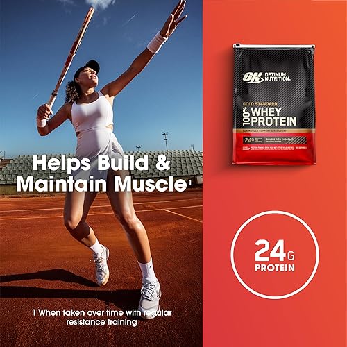 Miniatura 5 de Optimum Nutrition Estándar dorado 100 Proteína de Suero de Leche en Polvo Pie de lima 18Libra