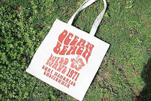 Miniatura 5 de Bolsa de lona con bolsillo interior, estética, reutilizable, bolsa de compras, bolsa de hombro, libro, regalos