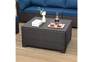 WAROOM Resin Coffee Table for the Outdoors