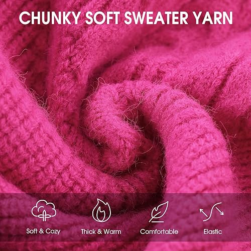 Miniatura 9 de Queenmore Suéter para perro, suéter para cachorros para perros pequeños, suéteres cálidos de invierno y otoño para perros, niñas y niños, suéter de