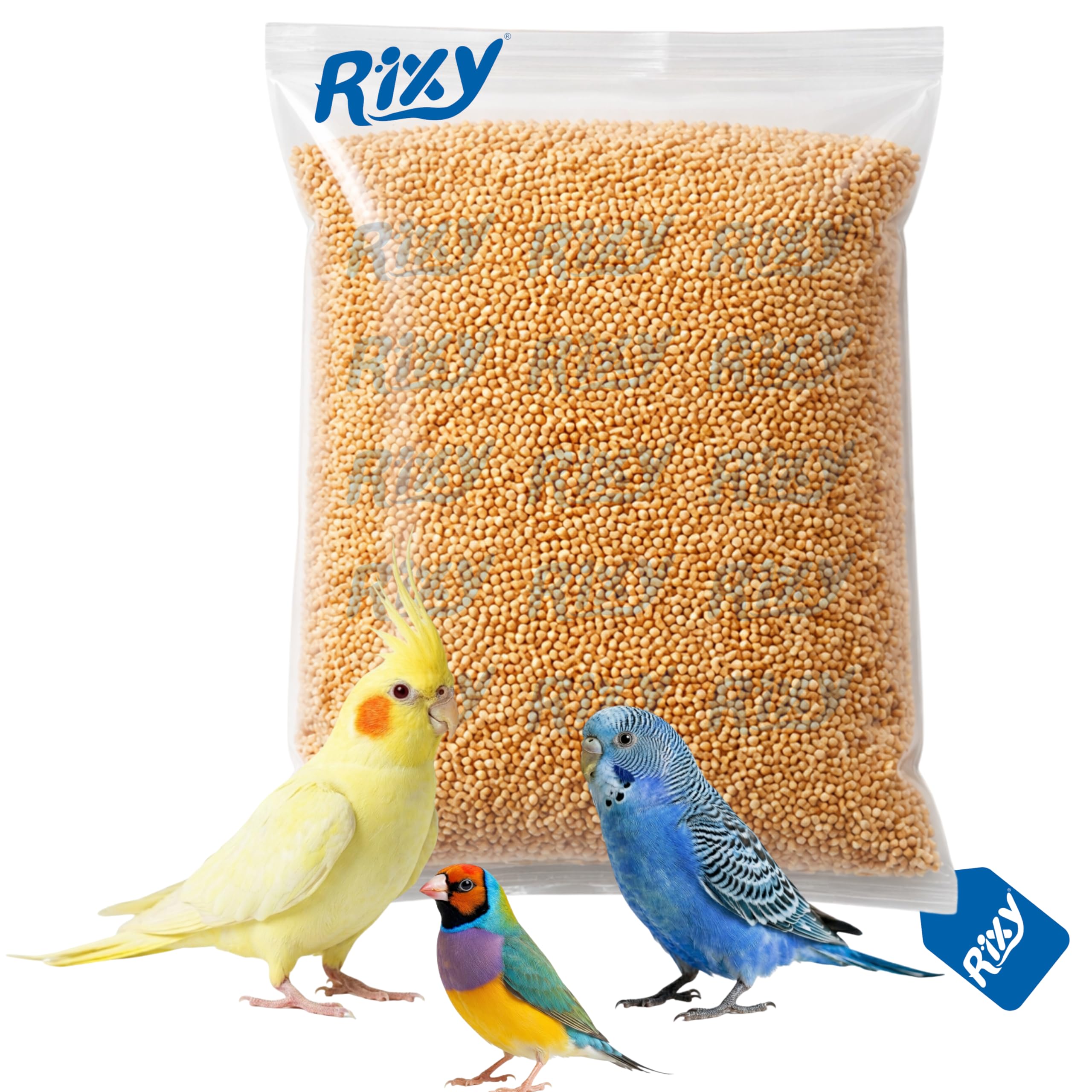 Rixy Foxtail Millet (Kangni Seeds) Bird Food - 900 g (1 Pack) | Natural High-Fibre Seed Mix for Finches, Budgies, Lovebirds, Cockatiels, Parrots & Canaries | Nutrition for Healthy Digestion & Energy-image-18