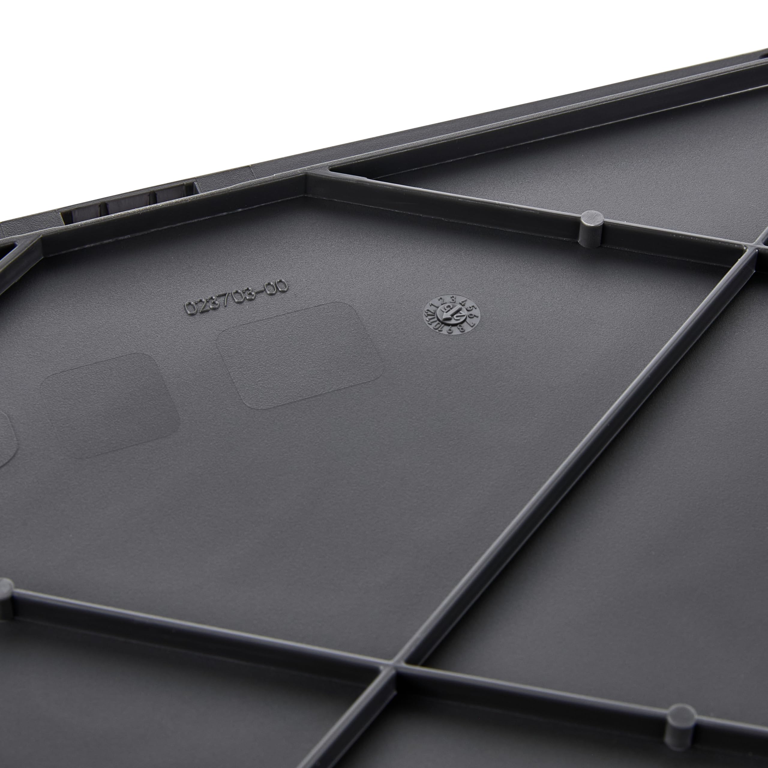 keeeper benno 2x contenitori pieghevoli professionali robusti con manici soft-touch, 45 l, Portata fino a 50 kg, Adatta per carrelli della spesa, 54 x 37 x 27,5 cm, Grigio grafite (Graphite)