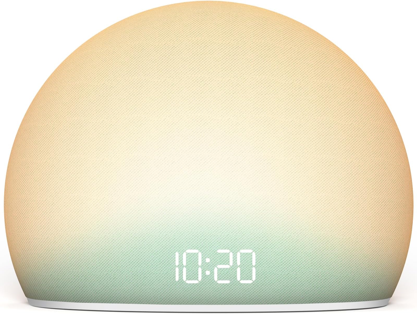 HOUSBAY Sunrise Alarm Clock, White Noise Sound Machine for Bedroom | Natural Wake-Up Light with Gentle Alarm Sounds, 20 Soothing Sleep Aids, Dimmable Display, Screen-Free Design - Teal