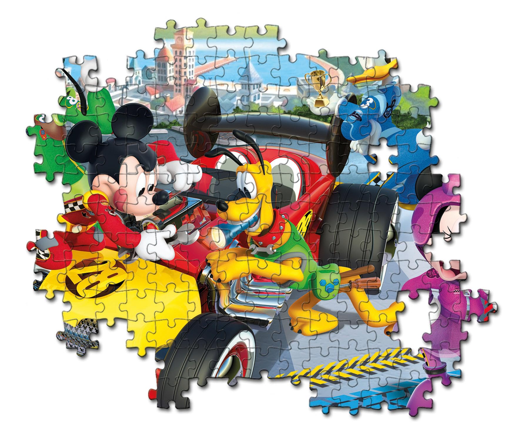 Clementoni Disney Junior Mickey and the Roadster Racers 104 Parça