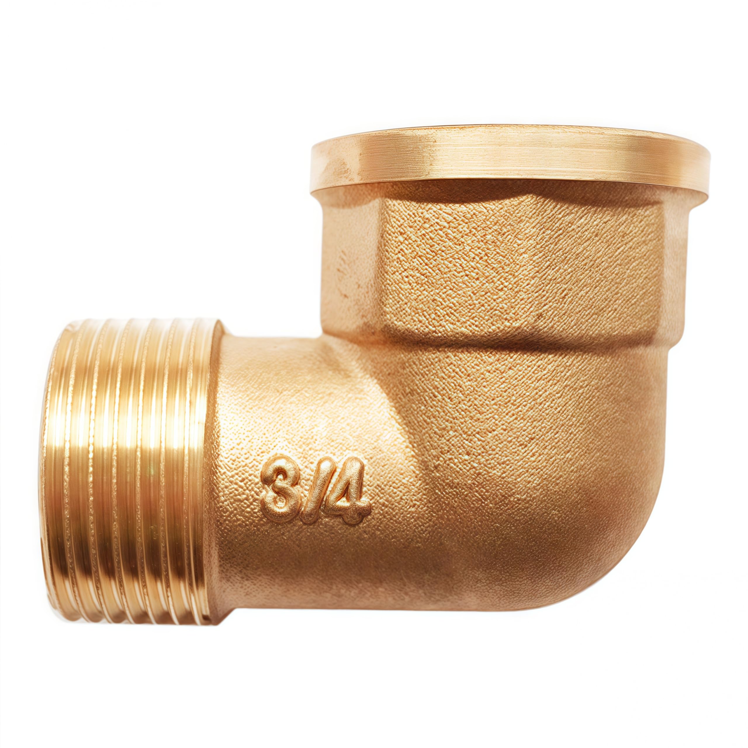 MegaHaustechnik 90° Messingwinkel – 3/4″ IG X IG, DN20, 24 Mm Innendurchmesser – Trinkwasser Geeignet – Für Sanitär & Heizung