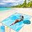 WIWIGO Beach Blanket Waterproof Sandproof Beach Mat 79 X 83/10\'x9\'for 2-8 Adults Quick Drying Outdoor Picnic Mat Beach Accessories for Travel, Camping, Hiking