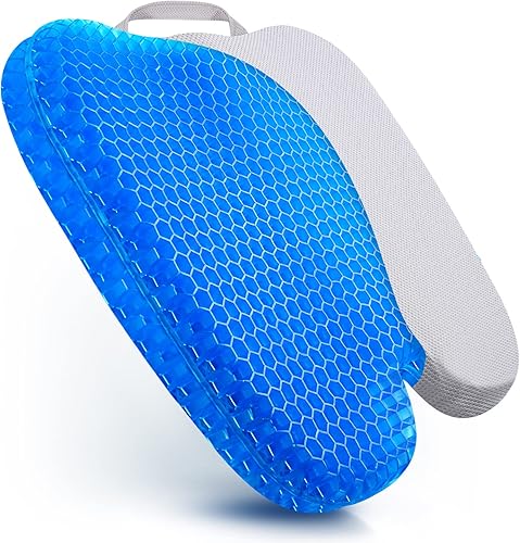 Cojín de asiento de coxis de gel completo, cojín de gel de huevo, cojín para silla de oficina, cojín de asiento de automóvil para espalda, ciática,