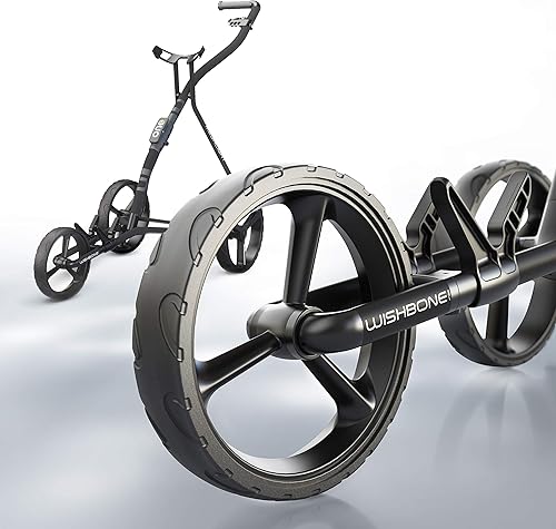 Golf Push Carts, 1-Step Folding Lightweight Design Aircraft-Grade Frame 9lbs