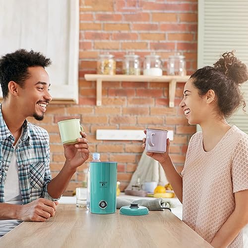 Miniatura 7 de Moss & Stone Espumador eléctrico de leche  Vaporizador de arte con leche, máquina eléctrica de capuchino y calentador de leche, máquina de espuma