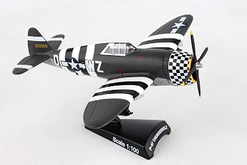 Postage Stamp Daron P-47 Thunderbolt Snafu 1/100 PS5359-3,Black