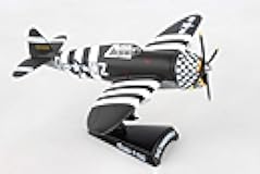 Daron Postage Stamp P-47 Thunderbolt Snafu 1/100 PS5359-3,Black